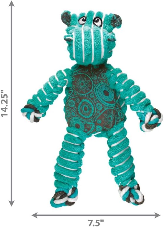 KONG Floppy Knots Rope and Plush Dog Toy, Medium/Large - Image 3