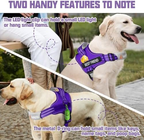 AUROTH Dog Harness for Large Dogs No Pull Tactical Harness and Leash Set - Image 5