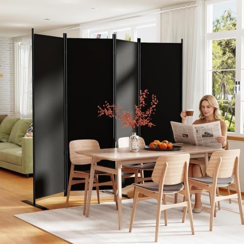 SUNALLY Room Divider Privacy Screens, 4 Panel Divider - Image 5