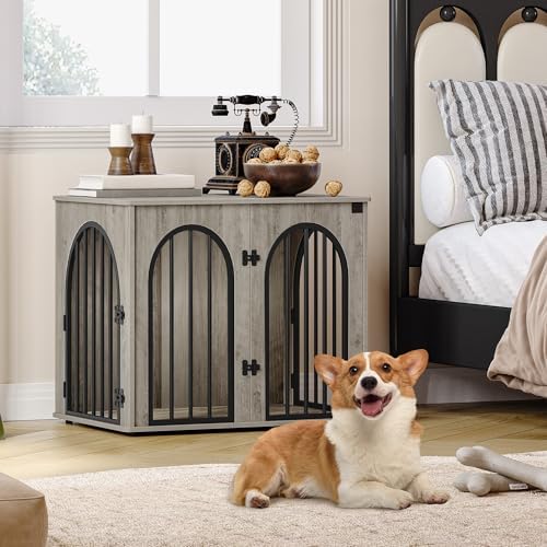 Hzuaneri 26.8'' Dog Crate Furniture, Dog Kennel Indoor - Image 3
