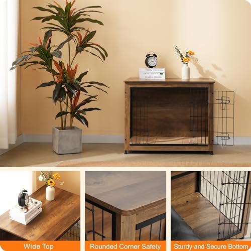 DWANTON 32.5" Dog Crate Furniture - Image 6