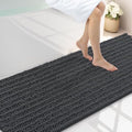 Smiry Bathroom Rugs 70X24, Extra Soft Rubber Backing Chenille Bath Mats by Smiry