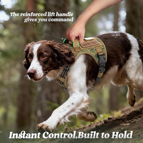 rabbitgoo Tactical Dog Harness for Large Dogs, No Pull Service Pet Vest - Image 5