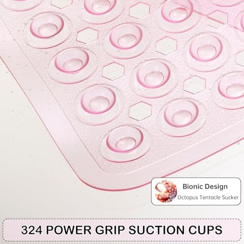 Non-Slip Bathtub and Shower Mats, Power Grip Bath Mat 35 x 16.3 Inch - Image 3