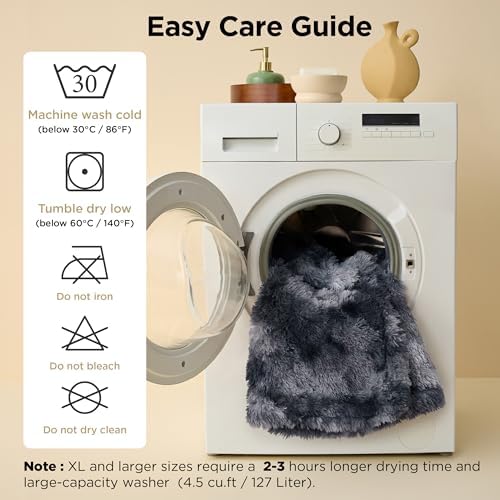 Bedsure Waterproof Dog Blanket for Small Dogs Cats Fluffy Faux Fur - Image 3