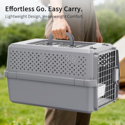 RIZZARI Hard-Sided Dog Carrier: Portable Travel Crate - Image 3