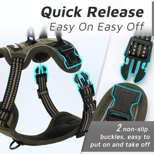 Eagloo Dog Harness for Small Dogs, No Pull Pet Vest - Image 6