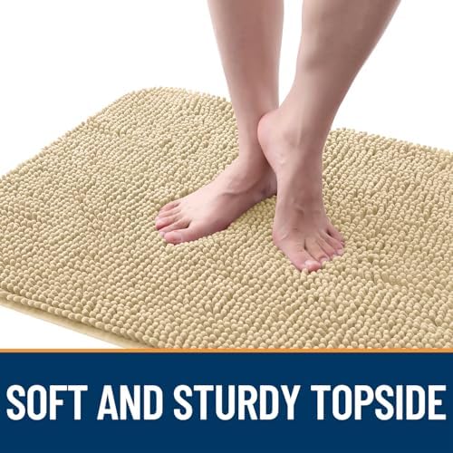 OLANLY Dog Door Mat for Muddy Paws 40x32, Super Absorbent Chenille Mud Mat - Image 4