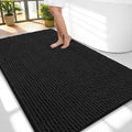 OLANLY Thick Chenille Large Bathroom Rugs 59x35, Absorbent Bath Mat by OLANLY