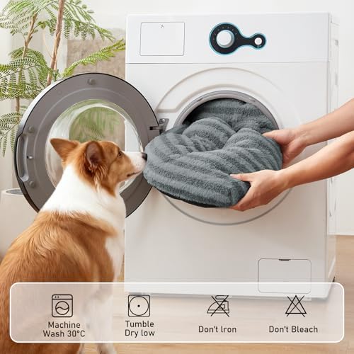 FURTIME Washable Dog Bed Large Sized Dogs, Deluxe Medium Dog Crate Beds - Image 5