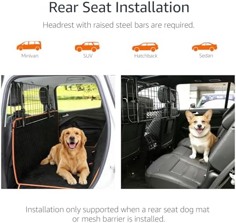 Amazon Basics Adjustable Dog Car Barrier - Image 2