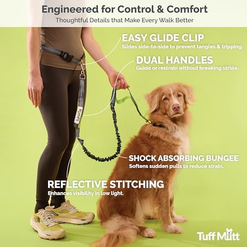 Tuff Mutt Waist Hands Free Dog Leash - Image 2