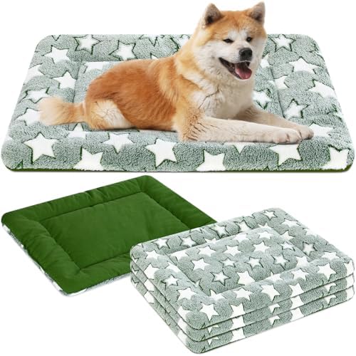 VitalCozy 4 Pcs Dog Crate Pads Soft Warm by VitalCozy