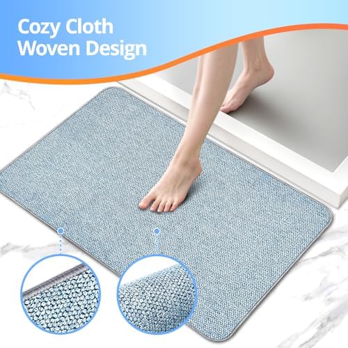 Upgraded Bath Mat 24x36Inch, Thin Bath Mats Rugs - Image 3