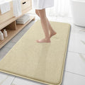 OLANLY Memory Foam Bathroom Runner Rug 47x20, Absorbent Long Bath Mat by OLANLY