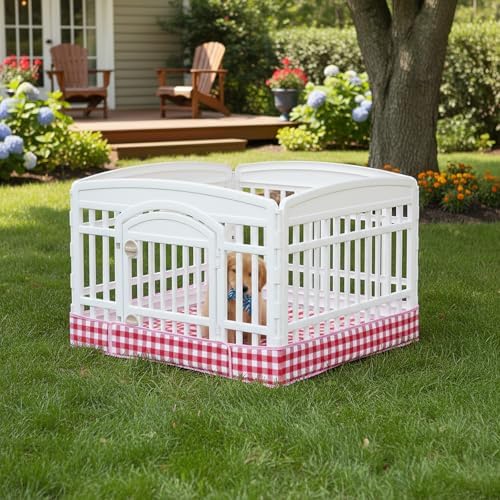 Dog Playpen Bottom Pad Fits for 36 Inch 4 Panels Exercise Pet Playpen, Dog - Image 5