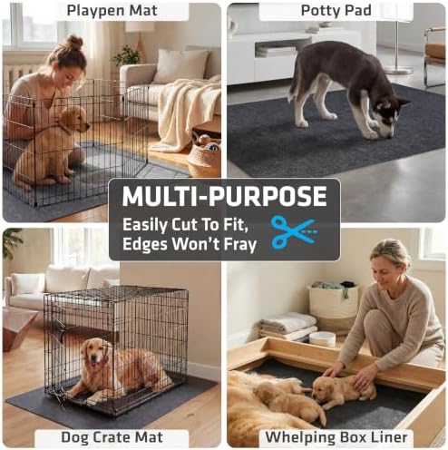Drymate Jumbo Dog Playpen Mat, Washable Pee Pads - Image 5