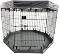 PJYuCien Puppy Playpen with Top Cover & Bottom Pad, 8 Panels 42" H by PJYuGienPetGarden