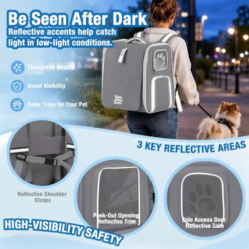 Pet Carrier Backpack with Wheels Rolling - Image 6