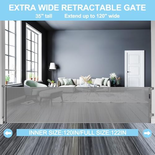120 Inch Extra Wide Baby Gate Extra Long Dog Gate - Image 2