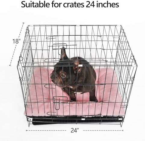 Puppy Crate Beds for Small Dogs and Cats Ultra Soft 24x18 Dog Bed for Crate - Image 3