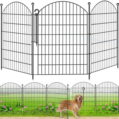 Decorative Garden Fence, 40in x 12ft No Dig Fence by Thrivinest