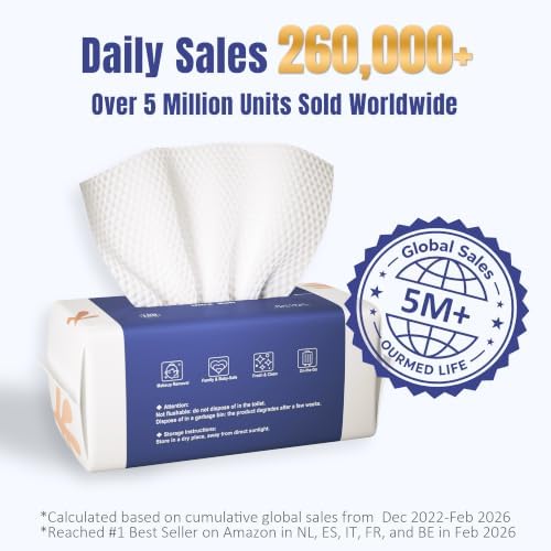 Ourmed Life Clean Face Towels Disposable, Ultra Soft & Absorbent, 240 Ct - Image 2
