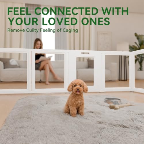 EVERFRONT Clear Acrylic Dog Playpen - Image 3