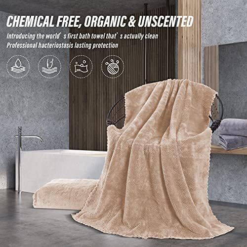 MOONQUEEN 2 Pack Premium Bath Towel Set - Image 5