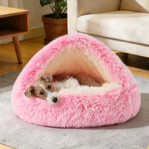 NOYAL Hooded Donut Bed, Calming Cave - Image 5