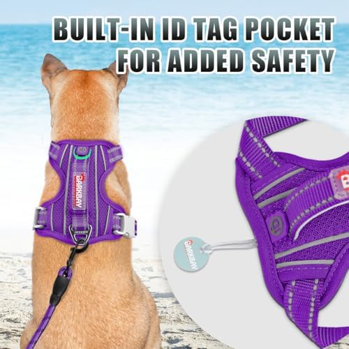 BARKBAY No Pull Dog Harness Large Reflective Dog Harness - Image 2