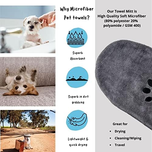 Penny & Niko Microfiber Pet Towel Mitts - Image 4