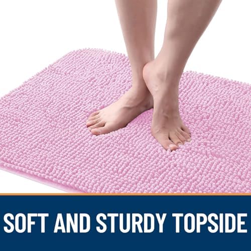 OLANLY Dog Door Mat for Muddy Paws 35x24, Super Absorbent Chenille Mud Mat - Image 4