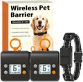Wireless Pet Barrier with 2 Transmitters by FLYSPEAR