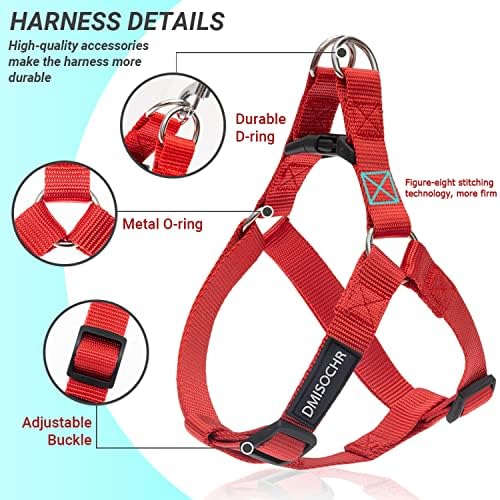 No Pull Dog Harness, Leash & Collar Set, Adjustable Step-in Vest - Image 2