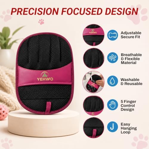 Pet Hair Remover Glove for Dogs & Cats - Image 2