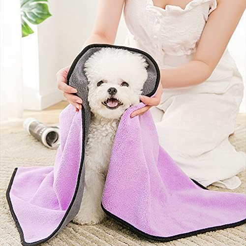 Dog Towel for Drying Dogs, Quick Drying Super Soft Microfiber Pet Towel Dog - Image 2