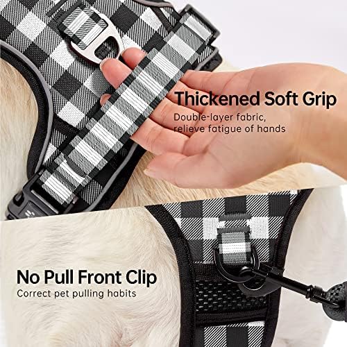 NESTROAD Dog Harness for Medium Sized Dog, No Pull Dog Vest Harness Set - Image 3