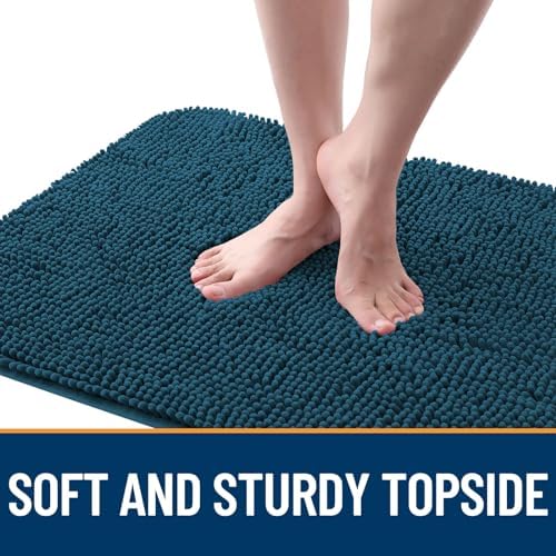 OLANLY Dog Door Mat for Muddy Paws 47x17, Super Absorbent Chenille Mud Mat - Image 4