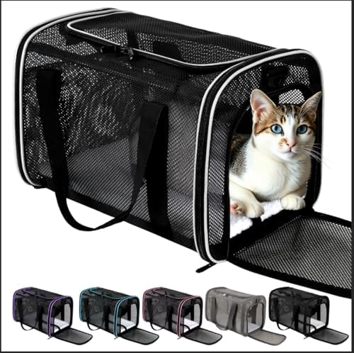 Cat Carrier Dog Carrier Pet Carriers Soft-Sided Cats Bag Animal Carriers Puppy - Image 2