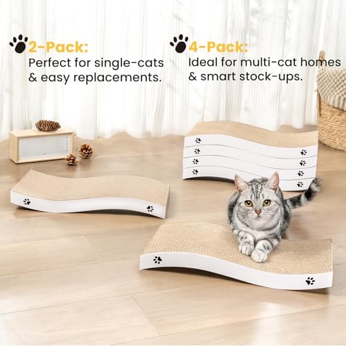 Cat Scratcher, Durable Scratch Pad, Corrugated Cardboard Scratching Board - Image 7