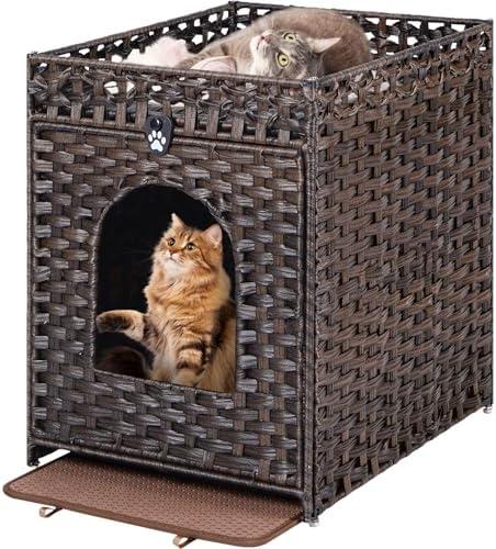 Snughome Cat Litter Box Enclosure Furniture Hidden by Snughome