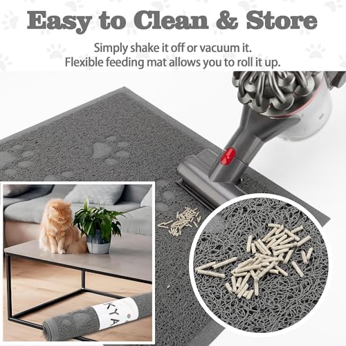 Darkyazi Cat Litter Box Mat for Floor Litter Trapping Mat Non-Slip Backing - Image 6