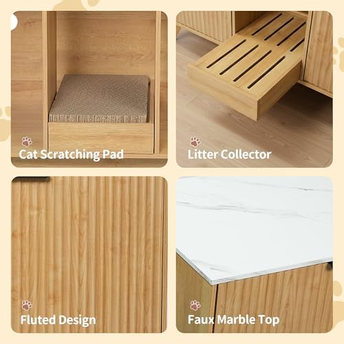 Double Cat Litter Box Enclosure - Image 4
