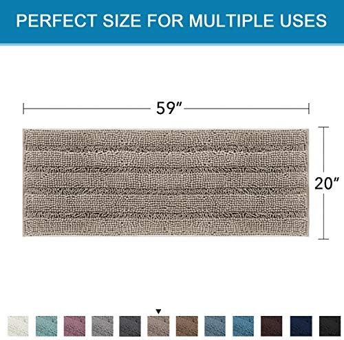 H.VERSAILTEX Bathroom Rugs Bath Mat Runner Rug Non Slip Kitchen Rug Extra Long - Image 2