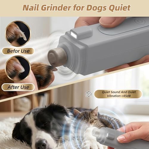 2-in-1 Quiet Electric Pet Nail Clipper & Grinder - Image 3
