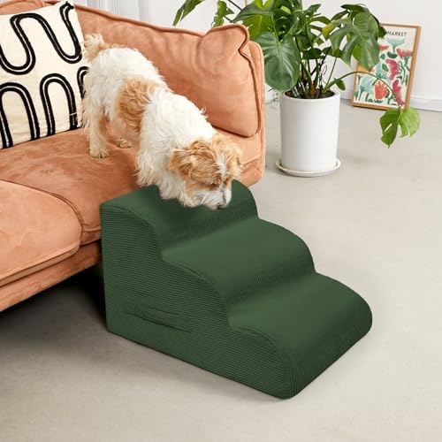 Mesa Lemon 3 Step Dog Stairs Pet Ramp - Image 2