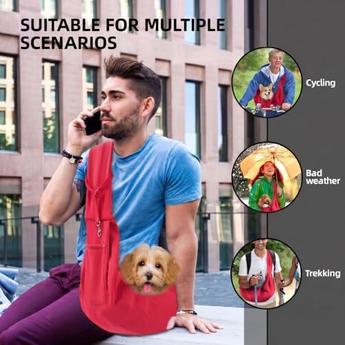 ARZQUT Dog and Cats Carrier Sling, Small Pet Carrier - Image 2
