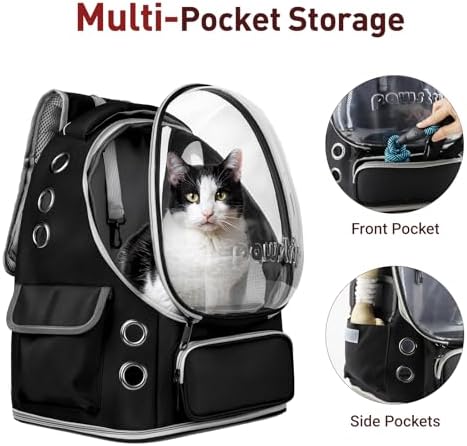 Cat Backpack Carrier Clear Bubble Window - Image 5