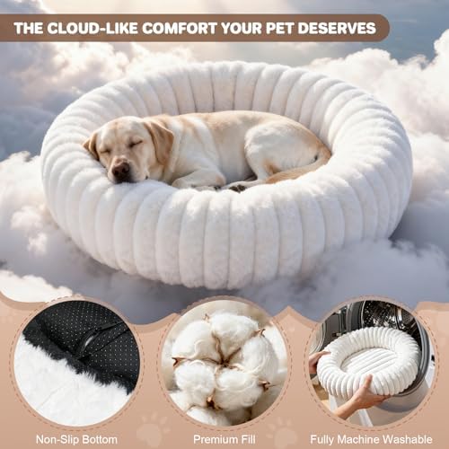 Donut Dog Bed for Large Dogs - Image 4